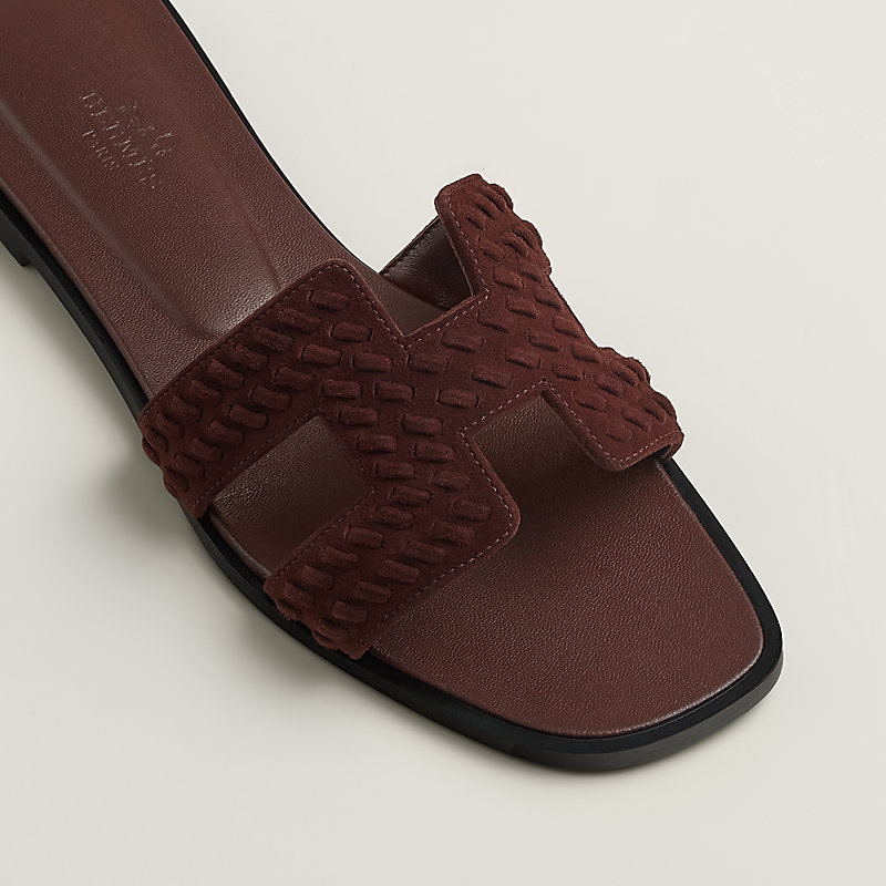 Sandália Oran - Marrom | Hermès Brasil